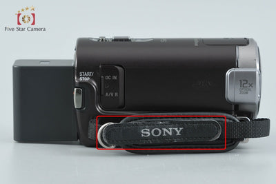 【中古】SONY ソニー HANDYCAM HDR-CX370V ブラウン ビデオカメラ