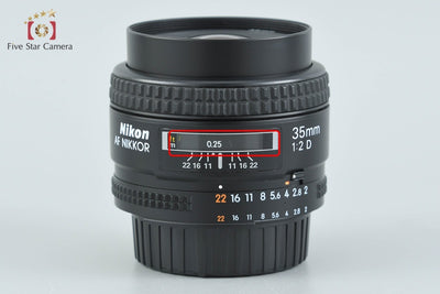【中古】Nikon ニコン AF NIKKOR 35mm f/2 D