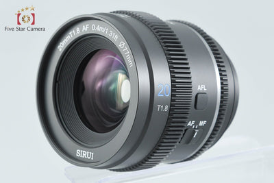 【中古】SIRUI シルイ 20mm T1.8 Anamorphic 1.33x S35 マイクロフォーサーズ用 元箱付き