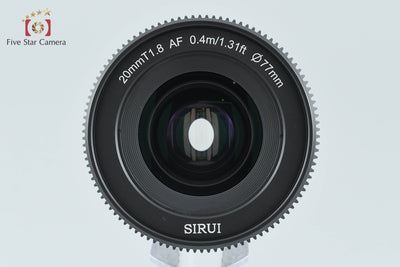 【中古】SIRUI シルイ 20mm T1.8 Anamorphic 1.33x S35 マイクロフォーサーズ用 元箱付き