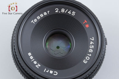【中古】CONTAX コンタックス Carl Zeiss Tessar 45mm f/2.8 T* MMJ
