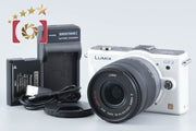 【中古】Panasonic パナソニック LUMIX DMC-GF2 ホワイト + G VARIO 14-42mm f/3.5-5.6 ASPH. MEGA O.I.S. H-FS014042 シャッター回数僅少