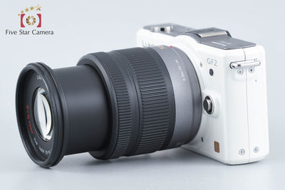 【中古】Panasonic パナソニック LUMIX DMC-GF2 ホワイト + G VARIO 14-42mm f/3.5-5.6 ASPH. MEGA O.I.S. H-FS014042 シャッター回数僅少