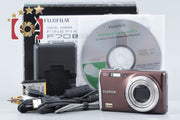 【中古】FUJIFILM 富士フイルム FinePix F70EXR ブラウン コンパクトデジタルカメラ 元箱付き