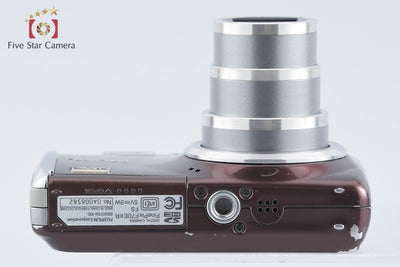 【中古】FUJIFILM 富士フイルム FinePix F70EXR ブラウン コンパクトデジタルカメラ 元箱付き