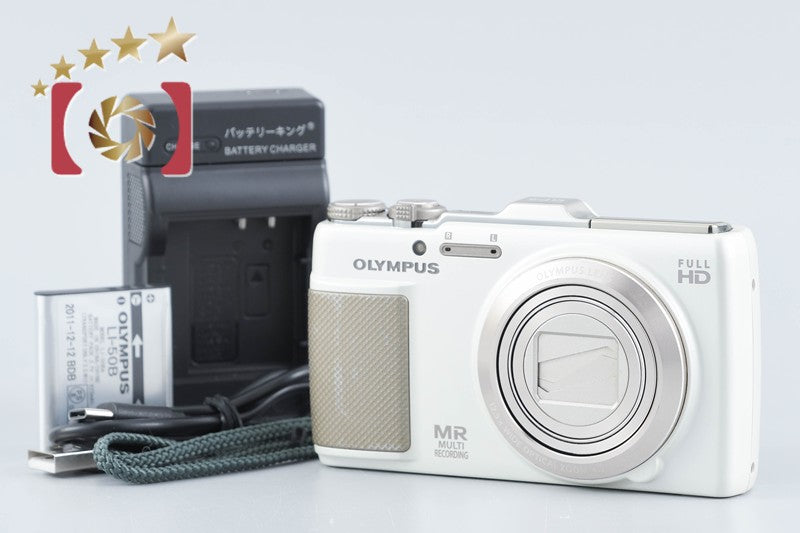 【中古】OLYMPUS オリンパス STYLUS SH-25MR ゴールド コンパクトデジタルカメラ
