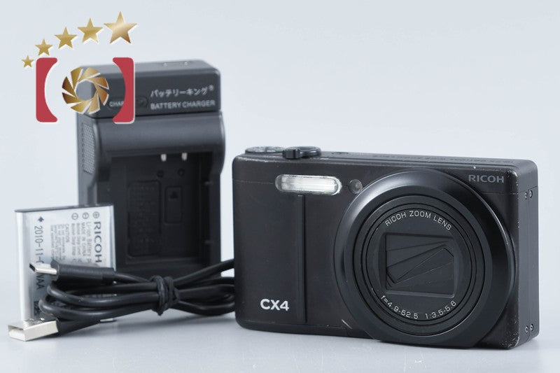 【中古】RICOH リコー CX4 ブラック コンパクトデジタルカメラ