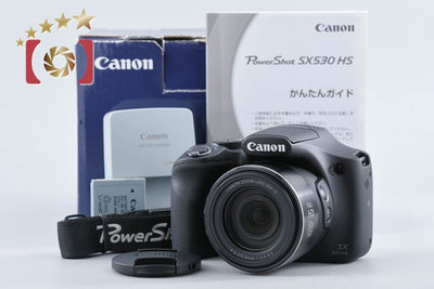 【中古】Canon キヤノン PowerShot SX530 HS ブラック コンパクトデジタルカメラ 元箱付き
