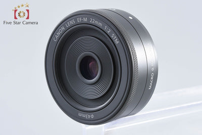 【中古】Canon キヤノン EF-M 22mm f/2 STM ブラック