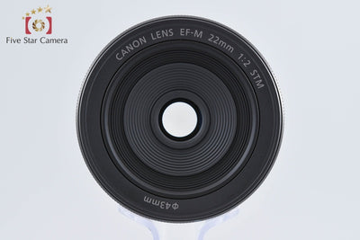 【中古】Canon キヤノン EF-M 22mm f/2 STM ブラック