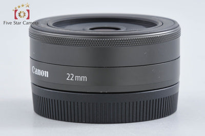 【中古】Canon キヤノン EF-M 22mm f/2 STM ブラック