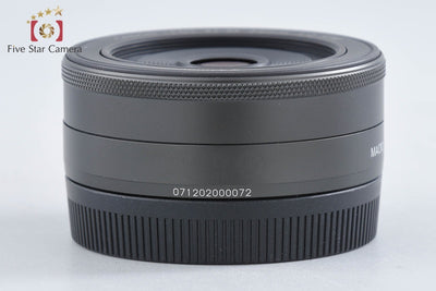 【中古】Canon キヤノン EF-M 22mm f/2 STM ブラック
