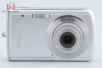 【中古】PENTAX ペンタックス Optio M40 シルバー コンパクトデジタルカメラ