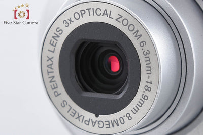 【中古】PENTAX ペンタックス Optio M40 シルバー コンパクトデジタルカメラ