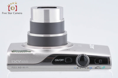 【中古】Canon キヤノン IXY 650 シルバー コンパクトデジタルカメラ