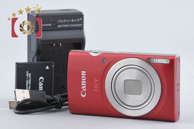 【中古】Canon キヤノン IXY 200 レッド コンパクトデジタルカメラ