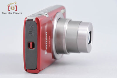 【中古】Canon キヤノン IXY 200 レッド コンパクトデジタルカメラ