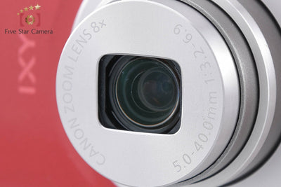 【中古】Canon キヤノン IXY 200 レッド コンパクトデジタルカメラ