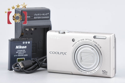 【中古】Nikon ニコン COOLPIX S6200 プラチナシルバー コンパクトデジタルカメラ