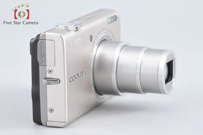 【中古】Nikon ニコン COOLPIX S6200 プラチナシルバー コンパクトデジタルカメラ