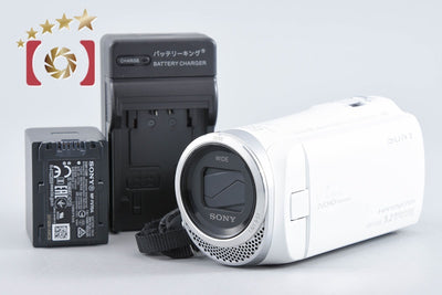 【中古】SONY ソニー HDR-CX485 ホワイト ビデオカメラ