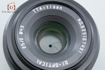 【中古】銘匠光学 TTArtisan 25mm f/2 富士フイルムXマウント用