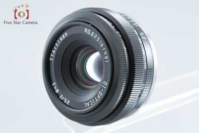 【中古】銘匠光学 TTArtisan 25mm f/2 富士フイルムXマウント用