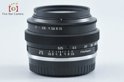 【中古】銘匠光学 TTArtisan 25mm f/2 富士フイルムXマウント用