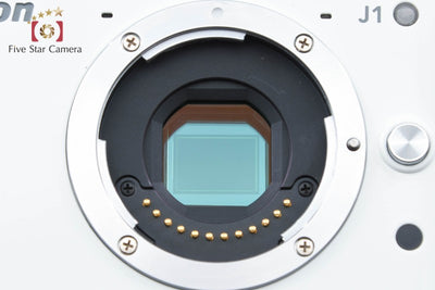 【中古】Nikon ニコン 1 J1 ホワイト ミラーレス一眼カメラ