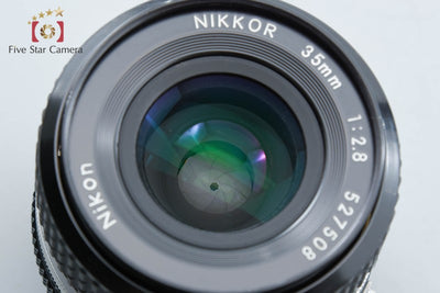 【中古】Nikon ニコン Ai-S NIKKOR 35mm f/2.8