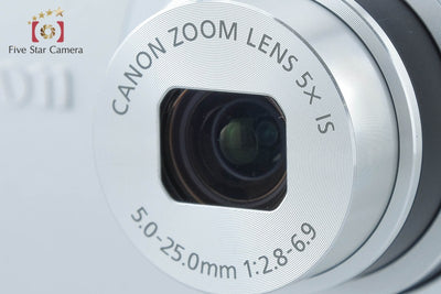 【中古】Canon キヤノン PowerShot A2400 IS シルバー コンパクトデジタルカメラ