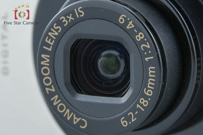 【中古】Canon キヤノン IXY DIGITAL 25 IS ブラック コンパクトデジタルカメラ