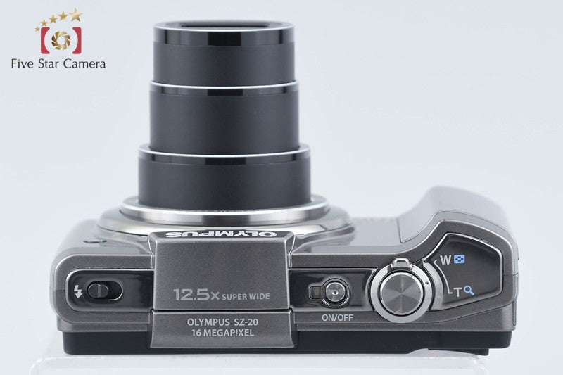 中古】OLYMPUS オリンパス SZ-20 シルバー コンパクトデジタルカメラ