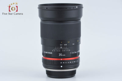 【中古】SAMYANG サムヤン 35mm f/1.4 AS UMC マイクロフォーサーズ用