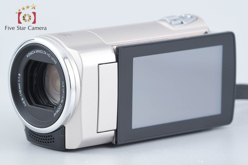 中古】JVC ケンウッド Everio GZ-HM670 ピンクゴールド デジタルビデオ