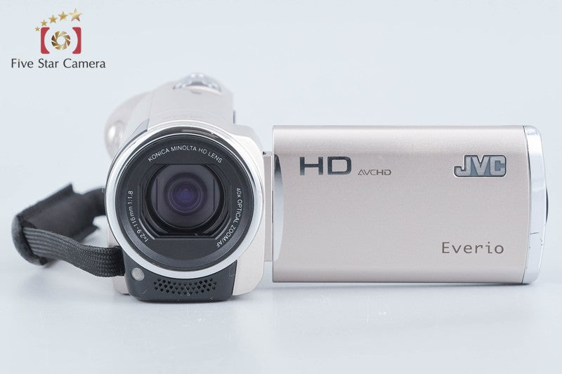 中古】JVC ケンウッド Everio GZ-HM670 ピンクゴールド デジタルビデオ