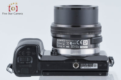 【中古】SONY ソニー α NEX-7 ブラック + E PZ 16-50mm f/3.5-5.6 OSS SELP1650 多言語対応