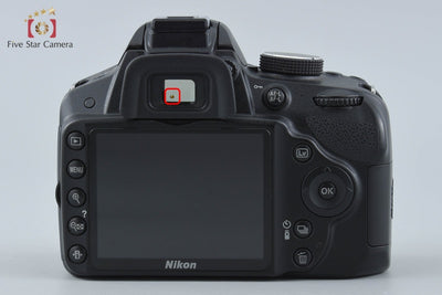 【中古】Nikon ニコン D3200 ブラック デジタル一眼レフカメラ シャッター回数僅少