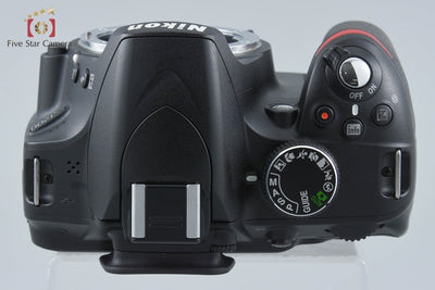 【中古】Nikon ニコン D3200 ブラック デジタル一眼レフカメラ シャッター回数僅少
