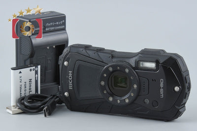 【中古】RICOH リコー PENTAX ペンタックス WG-80 ブラック 防水アクションカメラ
