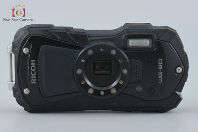 【中古】RICOH リコー PENTAX ペンタックス WG-80 ブラック 防水アクションカメラ