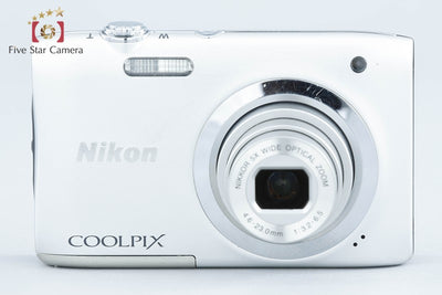 【中古】Nikon ニコン COOLPIX A100 シルバー コンパクトデジタルカメラ 元箱付き