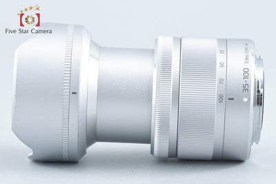【中古】Panasonic パナソニック LUMIX G VARIO 35-100mm f/4-5.6 ASPH. MEGA O.I.S. H-FS35100 シルバー