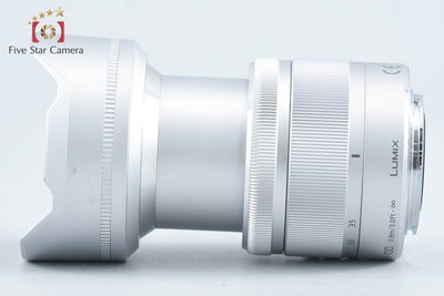 【中古】Panasonic パナソニック LUMIX G VARIO 35-100mm f/4-5.6 ASPH. MEGA O.I.S. H-FS35100 シルバー