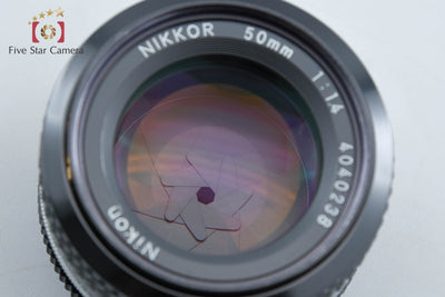 【中古】Nikon ニコン Ai NIKKOR 50mm f/1.4