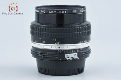 【中古】Nikon ニコン Ai NIKKOR 50mm f/1.4