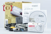 【中古】OLYMPUS オリンパス μ DIGITAL 800 シルバー コンパクトデジタルカメラ 元箱付き