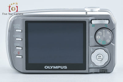 【中古】OLYMPUS オリンパス μ DIGITAL 800 シルバー コンパクトデジタルカメラ 元箱付き