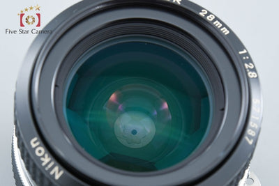 【中古】Nikon ニコン Ai NIKKOR 28mm f/2.8 元箱付き