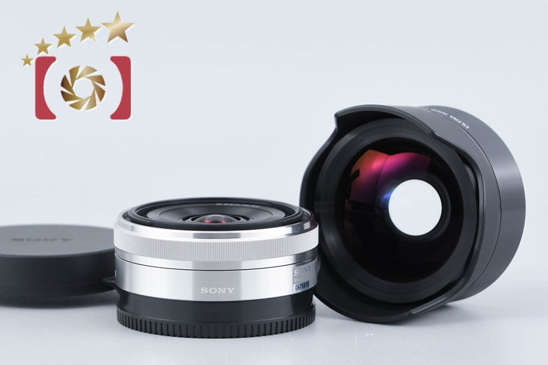 【中古】SONY ソニー E 16mm f/2.8 SEL16F28 + VCL-ECU2 ウルトラワイドコンバーター